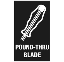 Symbol für durchgehende Klinge