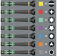 Satz Schraubendreher mit verschiedenen Aufsätzen