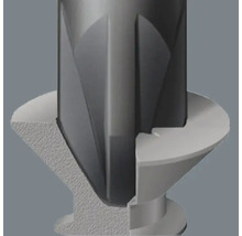 Detailaufnahme eines Bohrers im Einsatz.