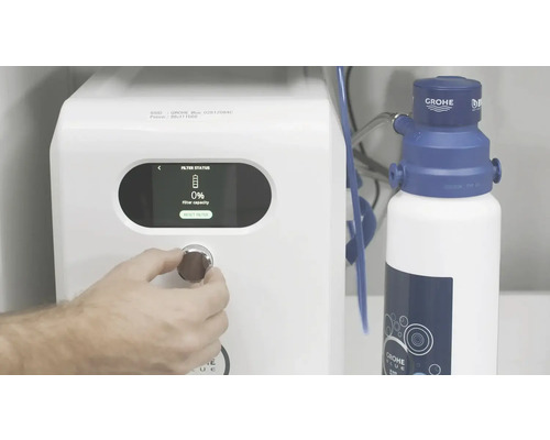 Grohe Blue Wassersystem mit Filter und Bedienelement