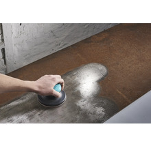 Handschleifer im Einsatz auf einer Metalloberfläche