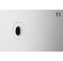 Loch in der Wand für Installation