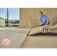 Verlegung von OSB-Platten mit dem Siegel Geprüfte Holzbauqualität