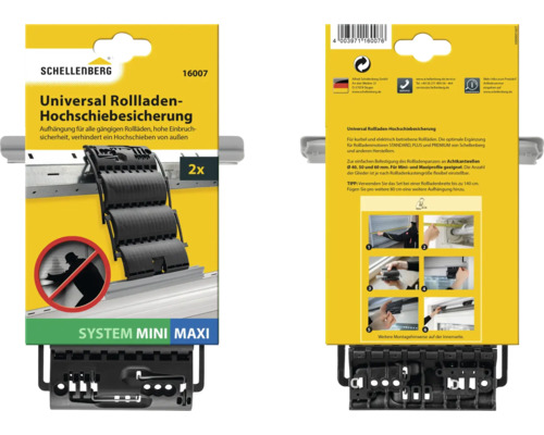 Schellenberg Hochschiebesicherung für Rollläden, universell einsetzbar
