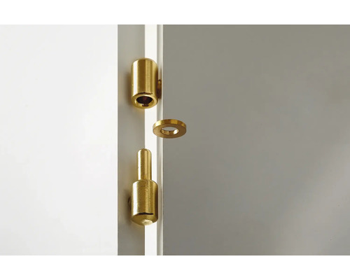 Messingfarbenes Türband zur Befestigung an einer Tür