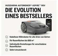 Husqvarna Automower Aspire R6V Mähroboter mit Smartphone App Steuerung