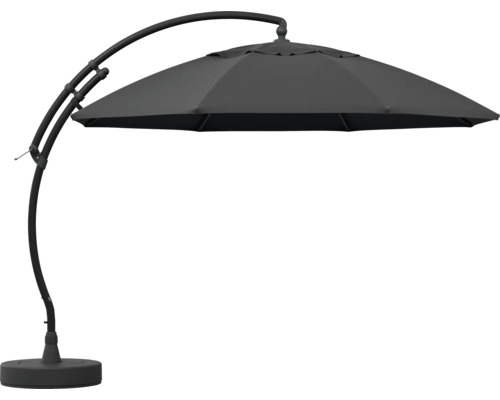 Schirmständer mit schwarzem Schirm