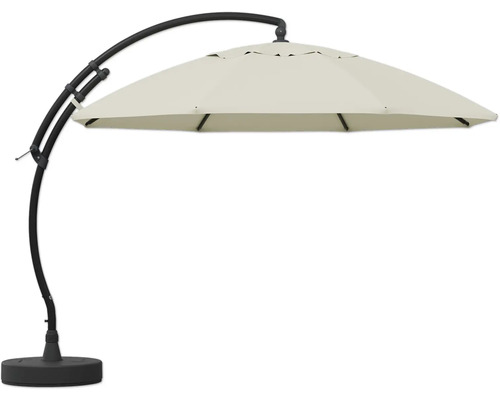 Freiarm-Sonnenschirm mit Standfuß für den Außenbereich