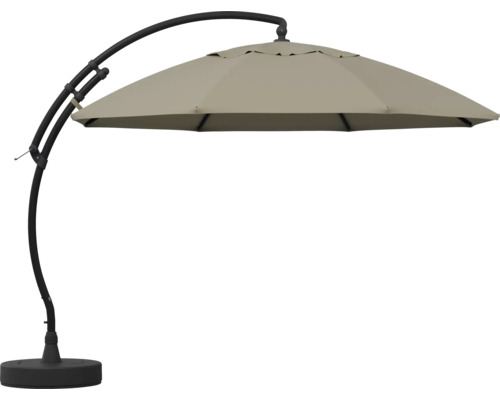 Freiarm-Sonnenschirm mit Fuß