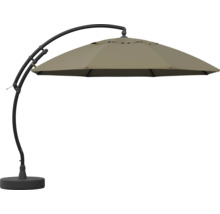 Freiarm-Sonnenschirm mit Fuß