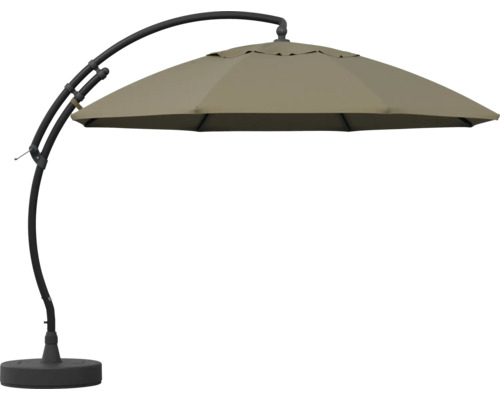 Freiarm-Sonnenschirm mit Fuß
