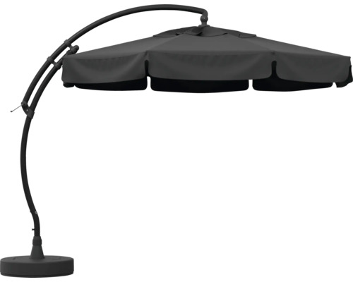 Freiarm-Sonnenschirm mit Fuß