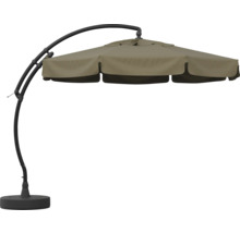 Freiarm-Sonnenschirm mit Fuß