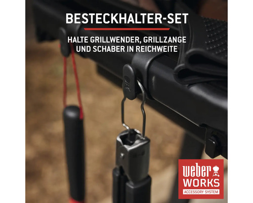 Besteckhalter Set zur Grillzubehör Aufbewahrung