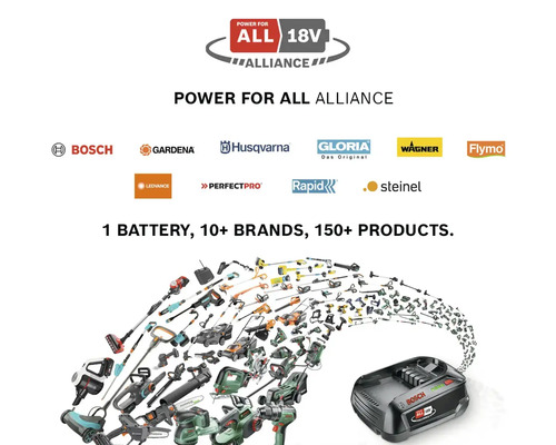 Power for All Alliance mit Bosch, Gardena, Husqvarna und anderen Marken