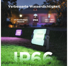 Gartenstrahler mit IP66 Wasserdichtigkeit und UV-beständigem Material