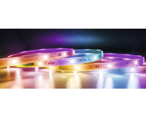Mehrfarbig leuchtender LED-Streifen