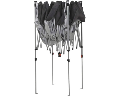 Zusammengeklapptes Faltzelt mit Aluminiumgestell