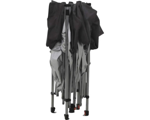 Zusammengefalteter Pavillon mit Gestell und Bezug