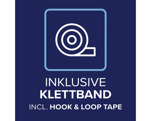 Symbol für inklusive Klettbänder