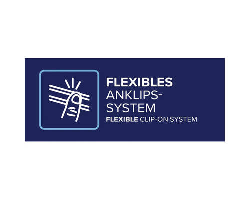 Flexibles Anklips System Logo
