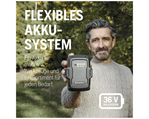 Husqvarna Akku BLI30 im flexiblen Akku-System