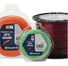 Verschiedene Spulen mit Trimmerfaden Opti Round von Husqvarna