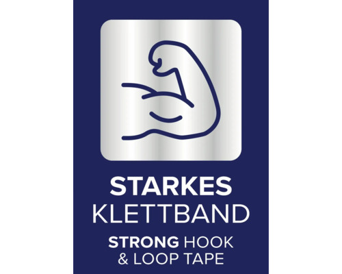 Symbol für starkes Klettband