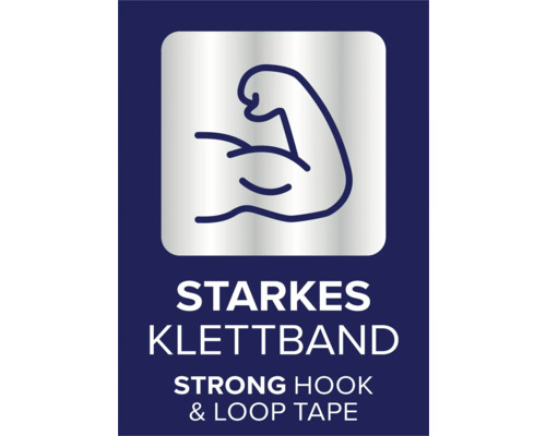 Symbol für starkes Klettband