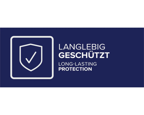 Langlebig geschützt Symbol