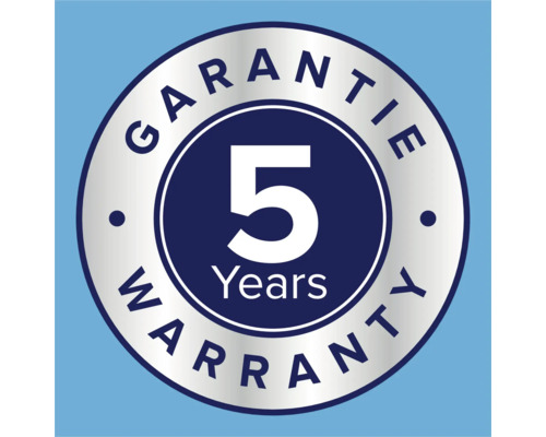 Fünf Jahre Garantie Symbol