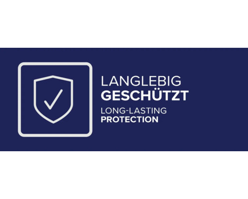 Langlebig geschützt Symbol