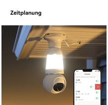 Sicherheitskamera mit Zeitplanfunktion und Smartphone-App