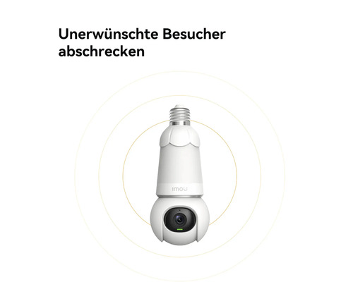 Imou Überwachungskamera mit Lampenfassung