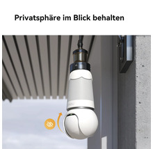 Drahtlose Überwachungskamera zur Innen- und Außenüberwachung mit Privatsphäre-Modus