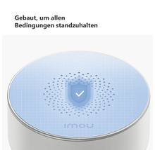 Imou Logo auf einer runden, weissen Basisstation