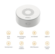 Imou Alarmsensor mit 85 Dezibel Alarm, Diebstahlschutz und ZigBee 3.0