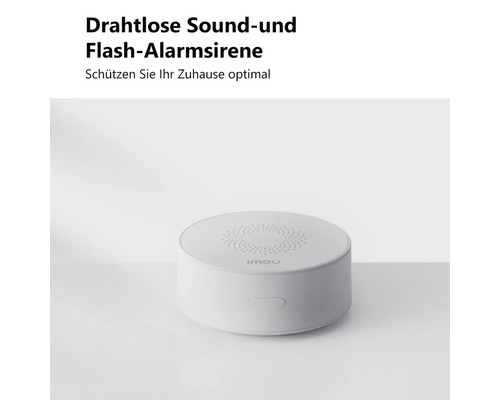 Drahtlose Sound und Licht Alarmsirene von Imou für den Innenbereich