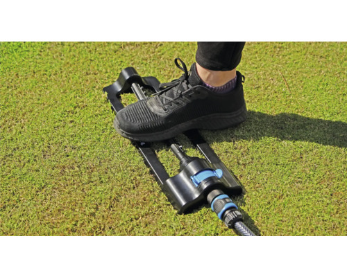 Gartensprenger mit Fuß zum einfachen Positionieren