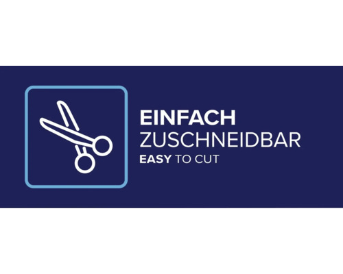 Einfach zuschneidbar