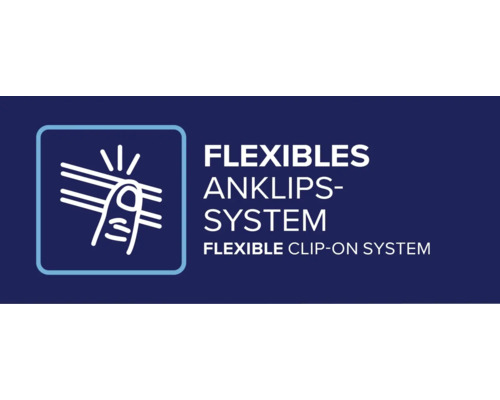 Flexibles Anklips-System