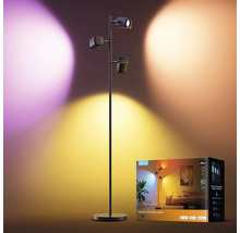 Govee Tree Stehlampe mit drei verstellbaren LED Köpfen und Lichtprojektion, inklusive Produktverpackung.