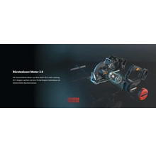 Explosionszeichnung einer Worx Handkreissäge mit bürstenlosem Motor 2.0 für 40 Prozent mehr Leistung und eine deutlich längere Lebensdauer.