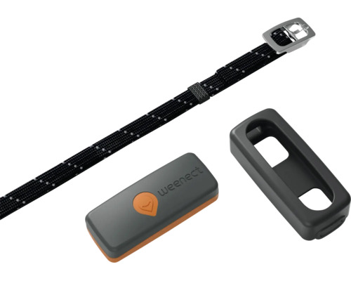 Weenect GPS-Tracker für Haustiere mit Halsband und Silikonhülle