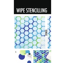 Wischtechnik Schablonen Anleitung zur Anwendung