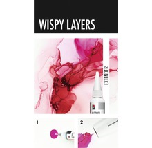 Wispy Layers Anleitung mit Alkohol-Tinten Extender