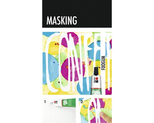 Marabu Fixogum Maskierflüssigkeit für Bastelarbeiten