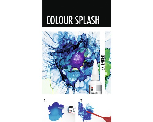 Farbtinte mit Alkohol und Anwendungsbeispiele