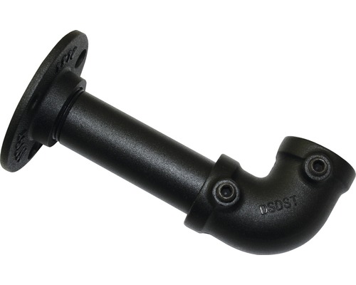 Rohrhalterung aus Metall mit Flansch zur Wandbefestigung