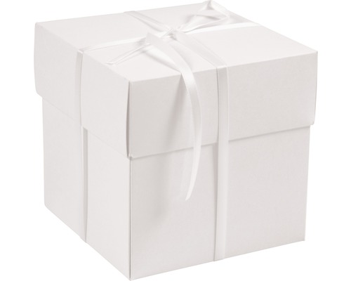 Geschenkbox mit Deckel und Schleife